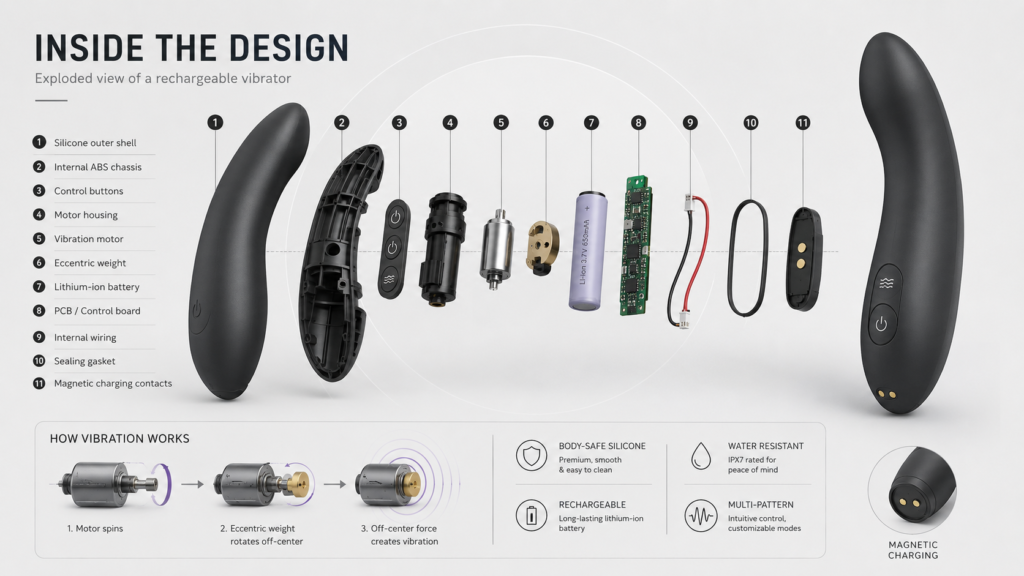 what's inside a vibrator